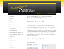 Tablet Screenshot of fahrschule-manfred-bernert.de